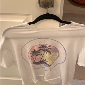 Malibu cropped tee
